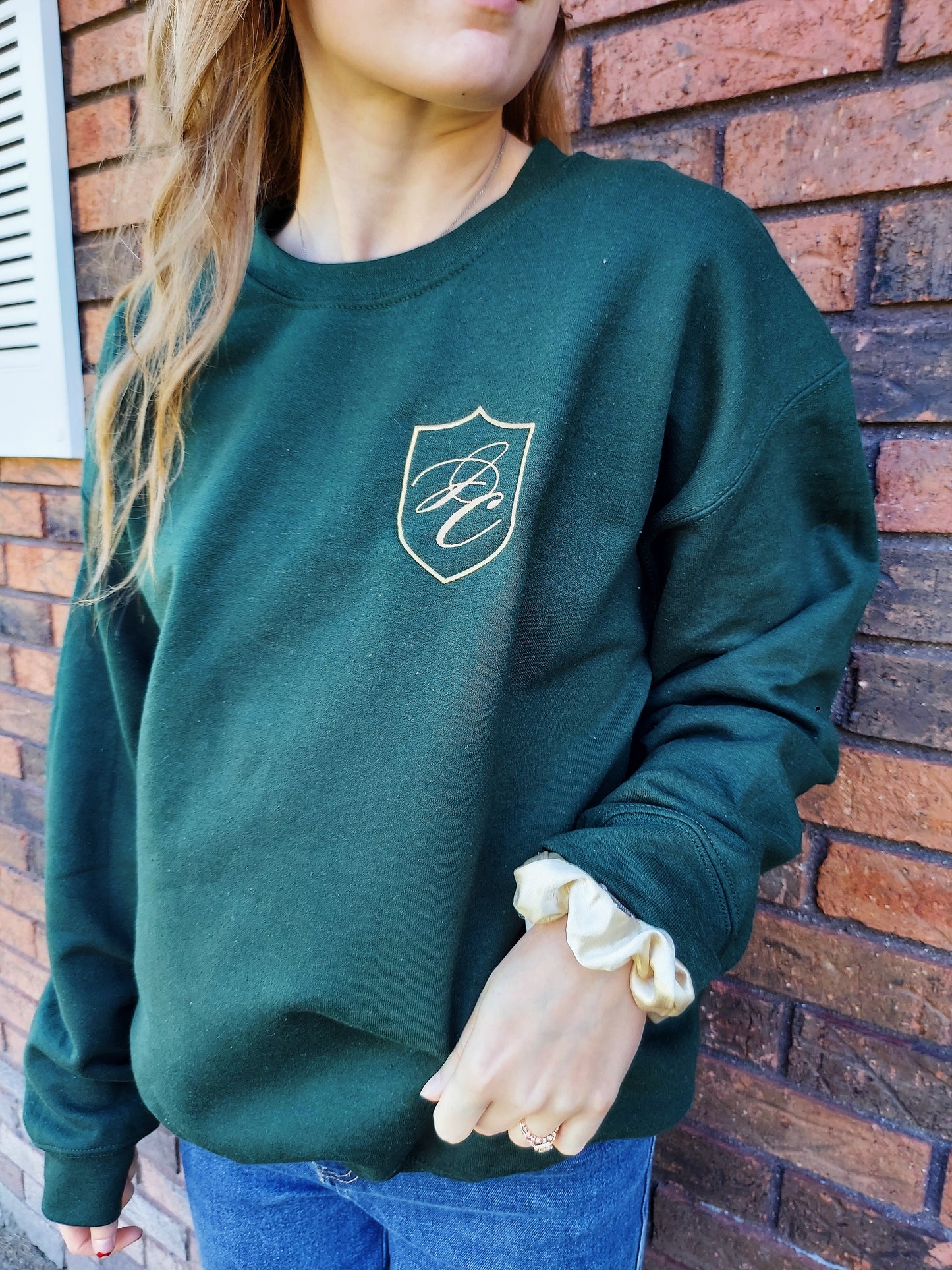 Oopsies! Jesus Club 2.0 Embroidered Crew - Medium - Green