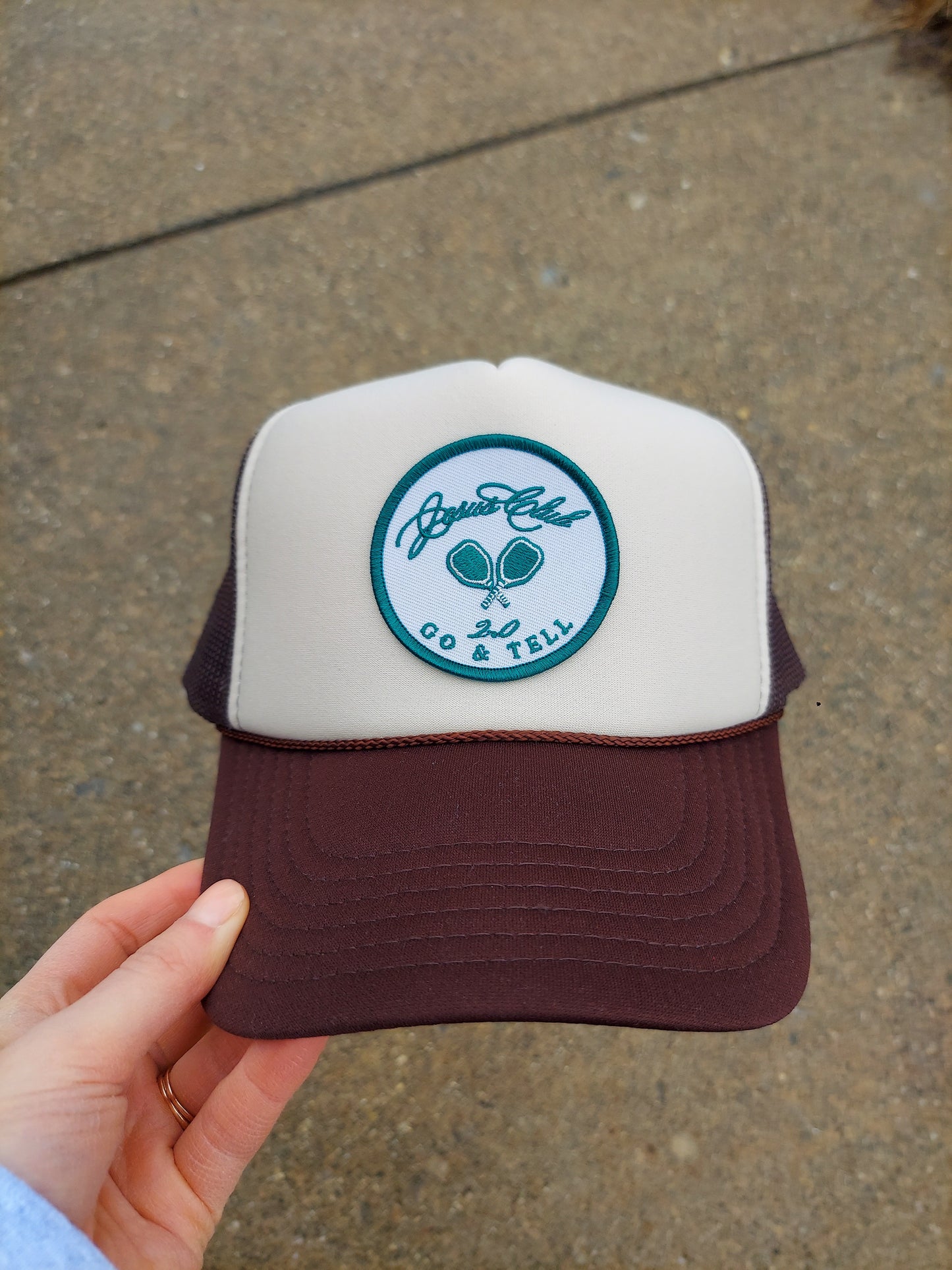 Jesus Club Pickleball / Embroidered Trucker Hat