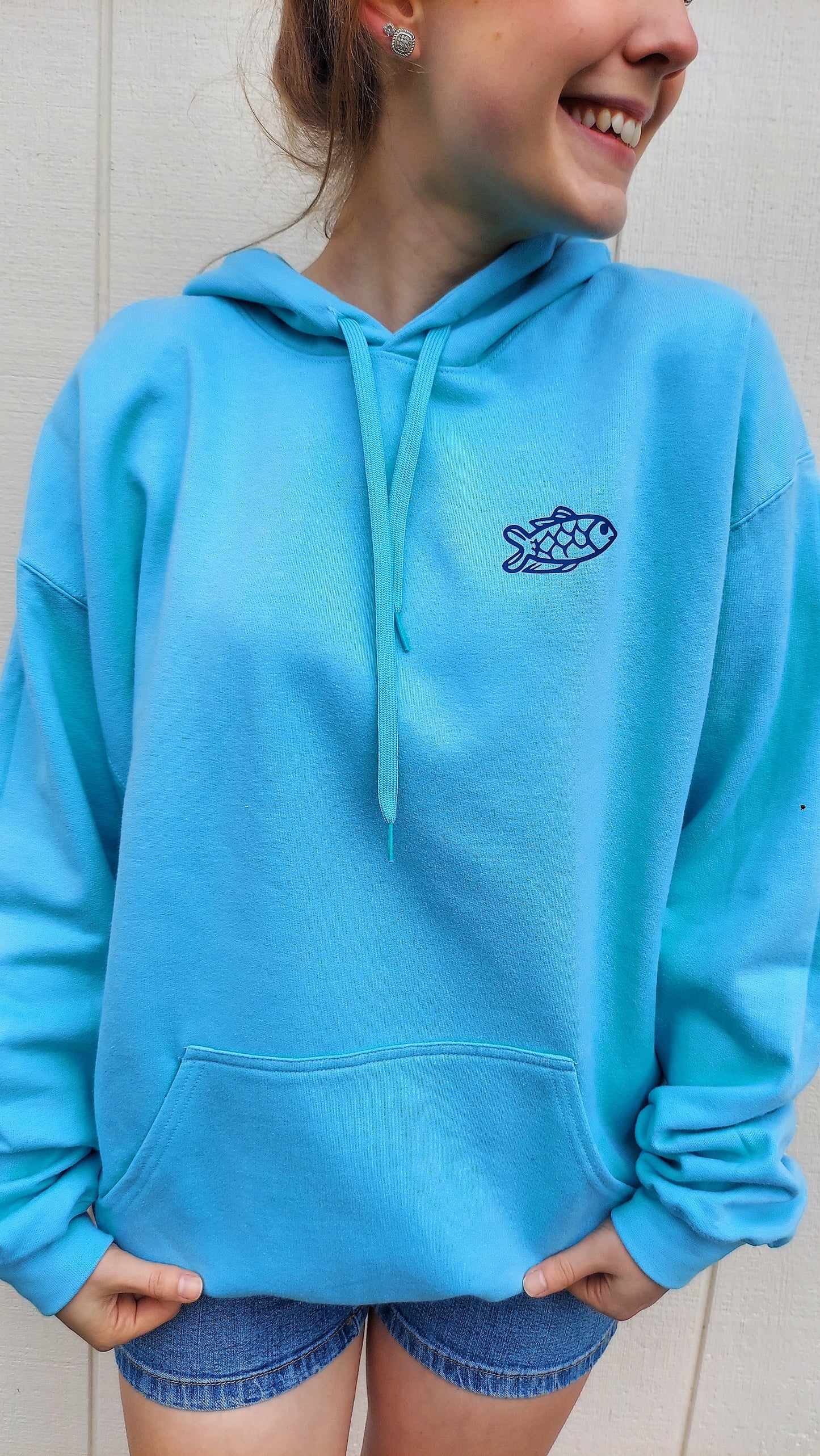 Come and Follow Me Hoodie / Blue