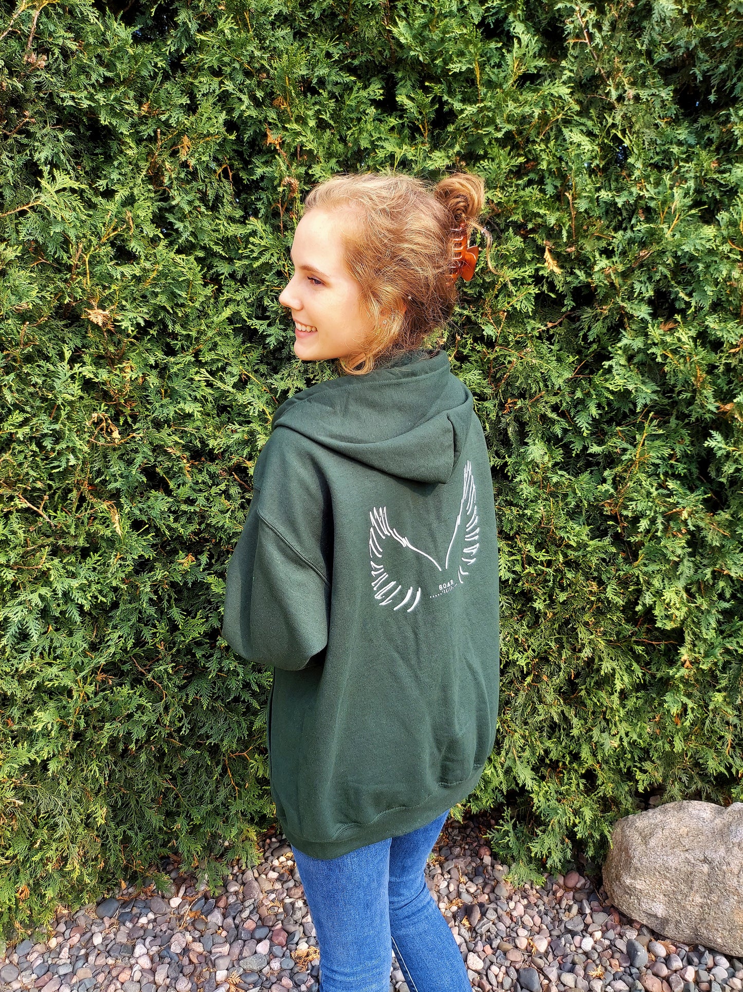 Soar Full Zip Hoodie / Green