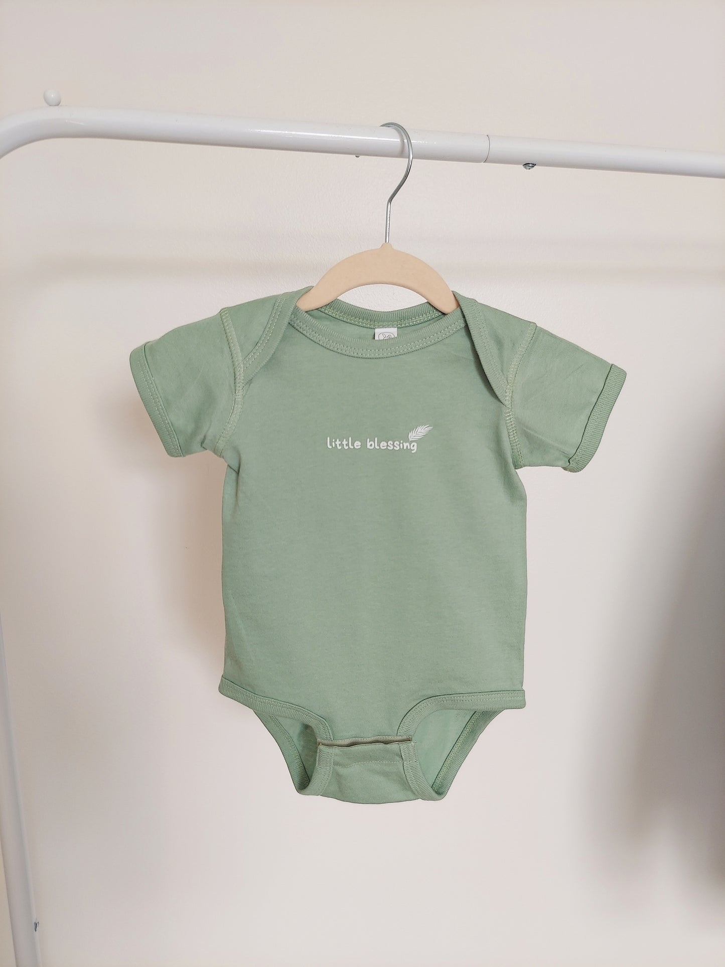 Little Blessing Baby Onesie / Green