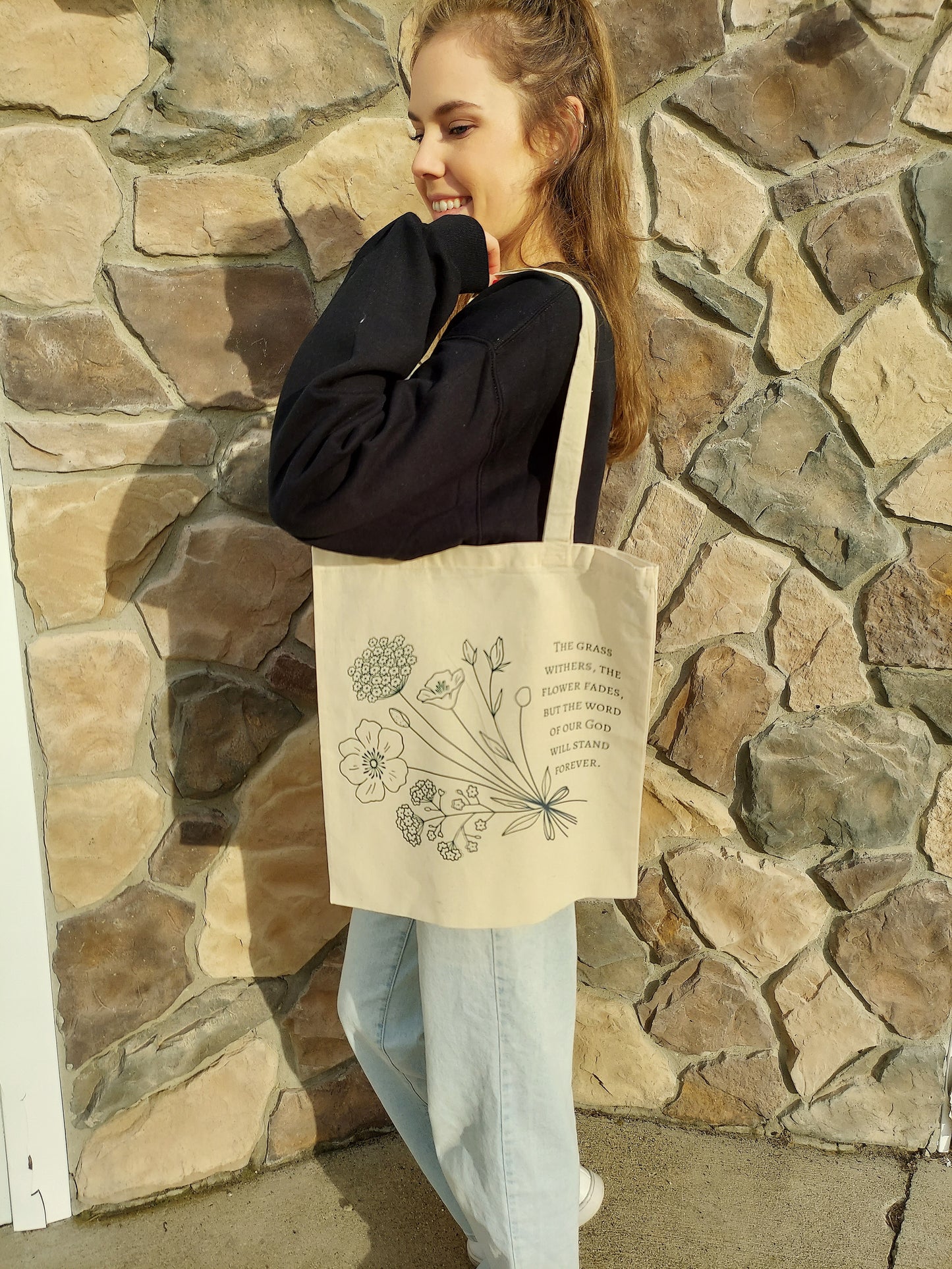 Flowers Fade / Canvas Tote Bag