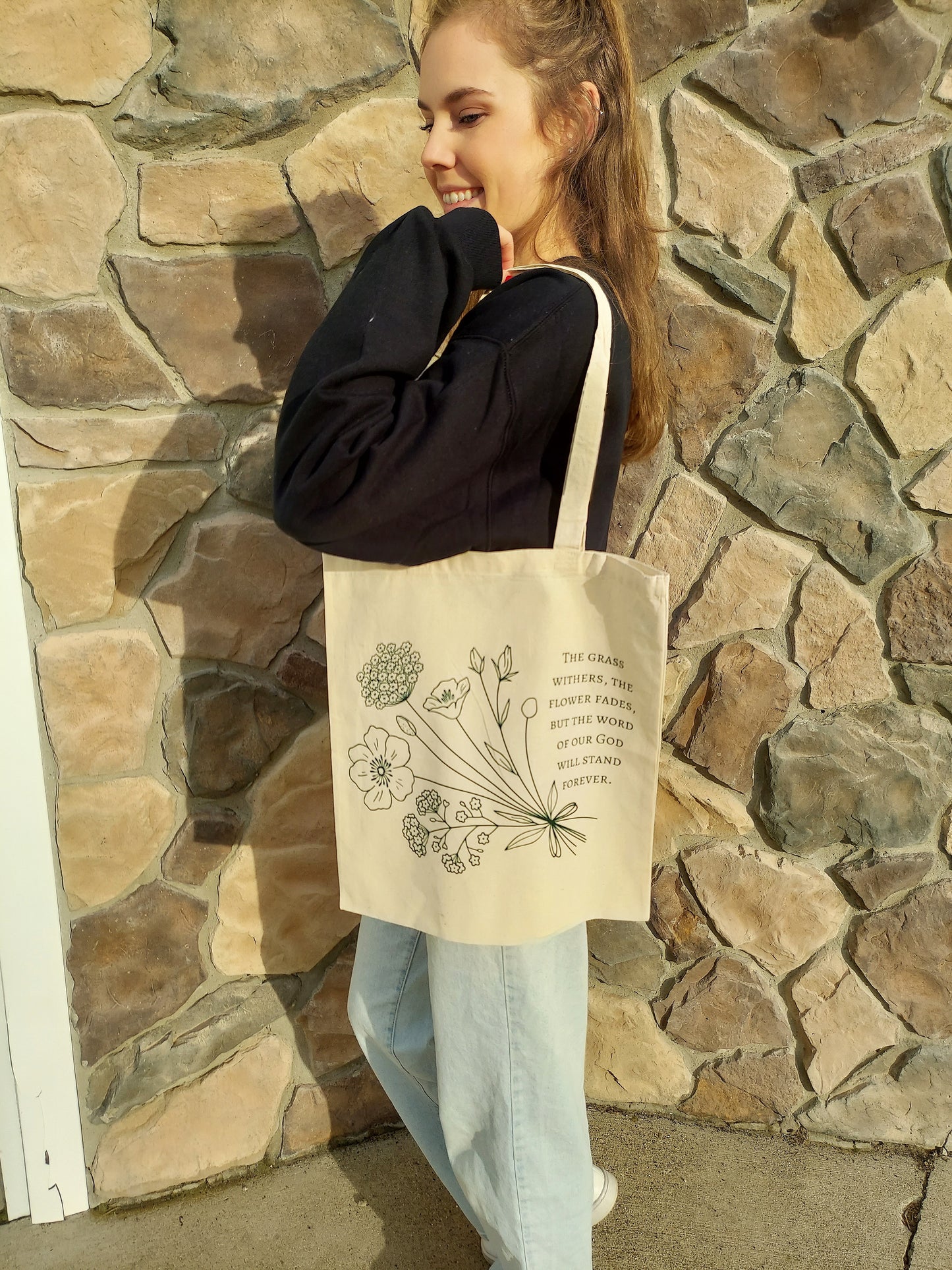 Flowers Fade / Canvas Tote Bag
