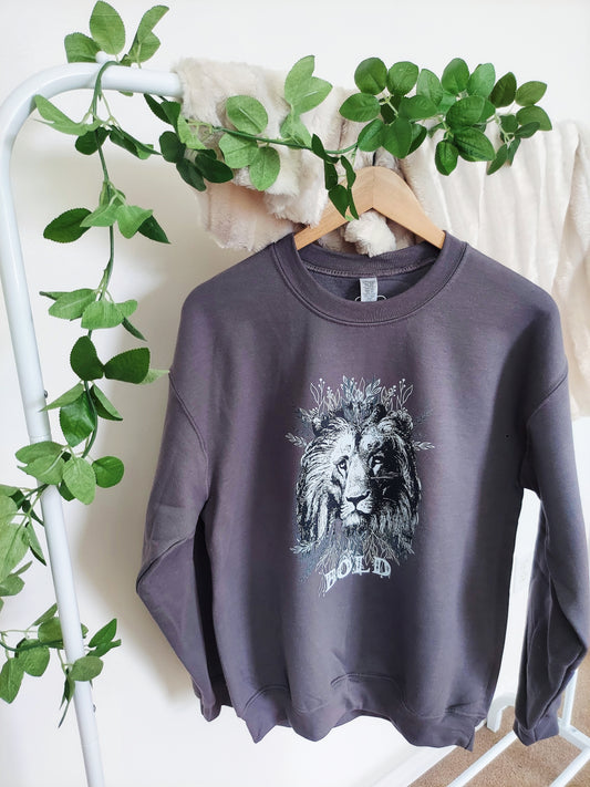 BOLD As A Lion Crew / Gray