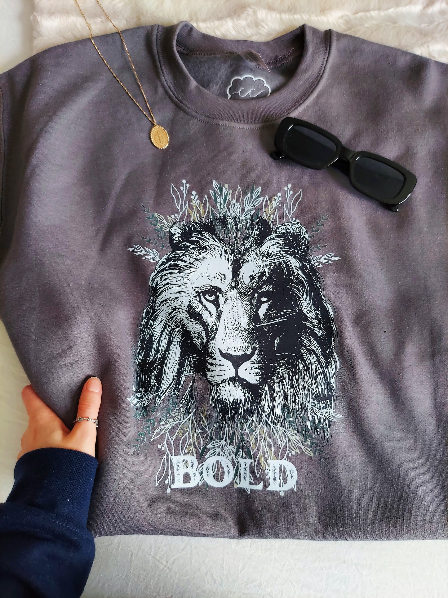 BOLD As A Lion Crew / Gray