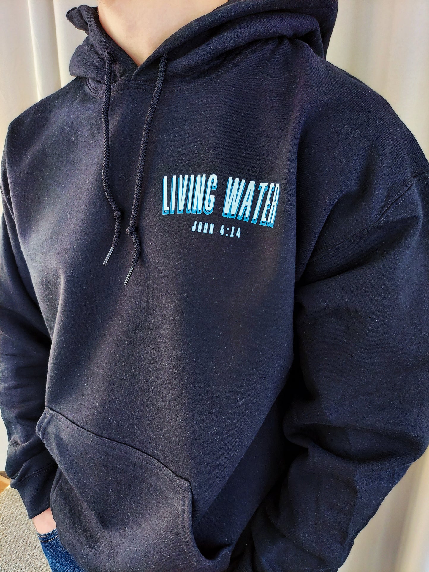 Living Water Hoodie / Black