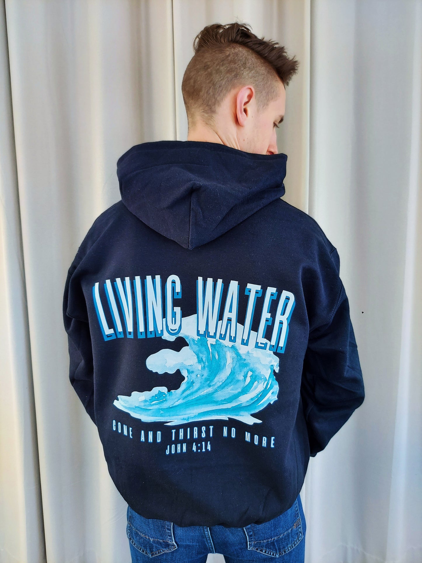 Living Water Hoodie / Black