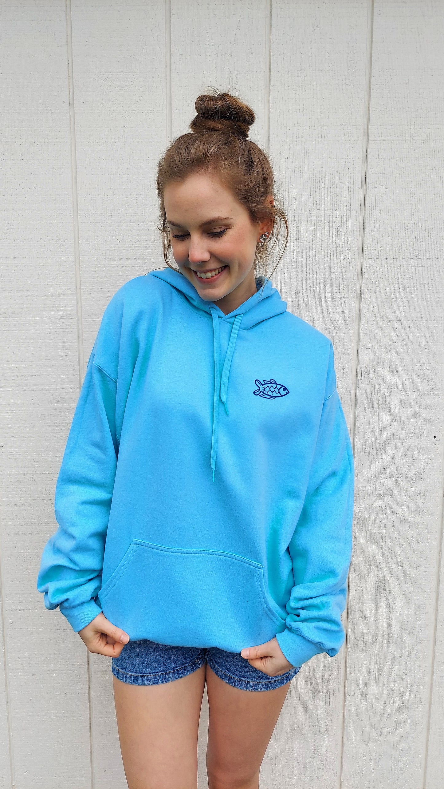 Come and Follow Me Hoodie / Blue