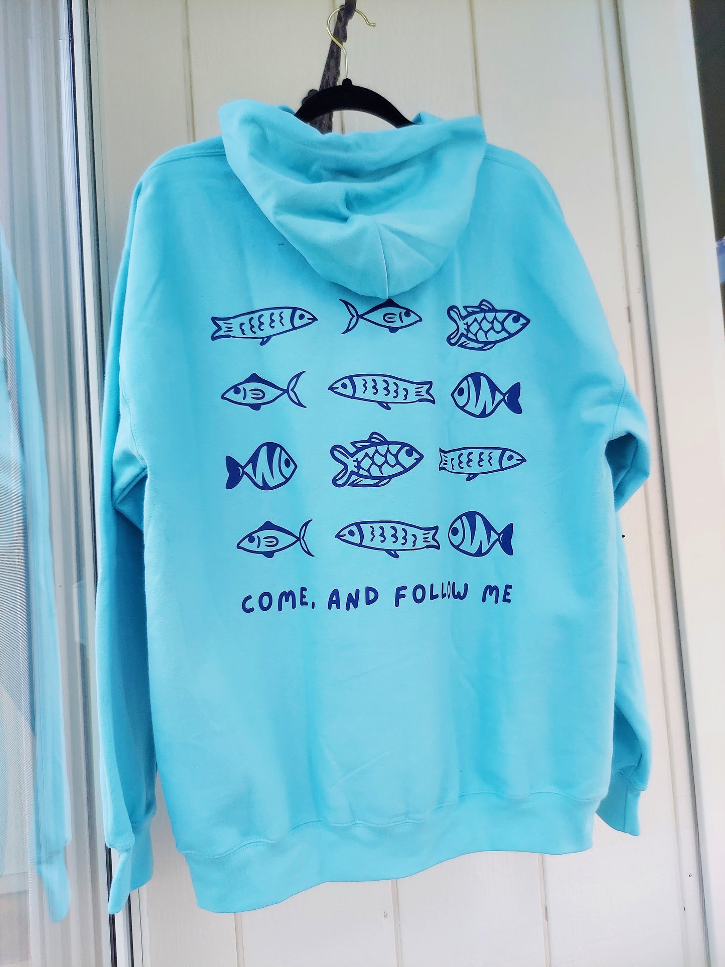 Come and Follow Me Hoodie / Blue